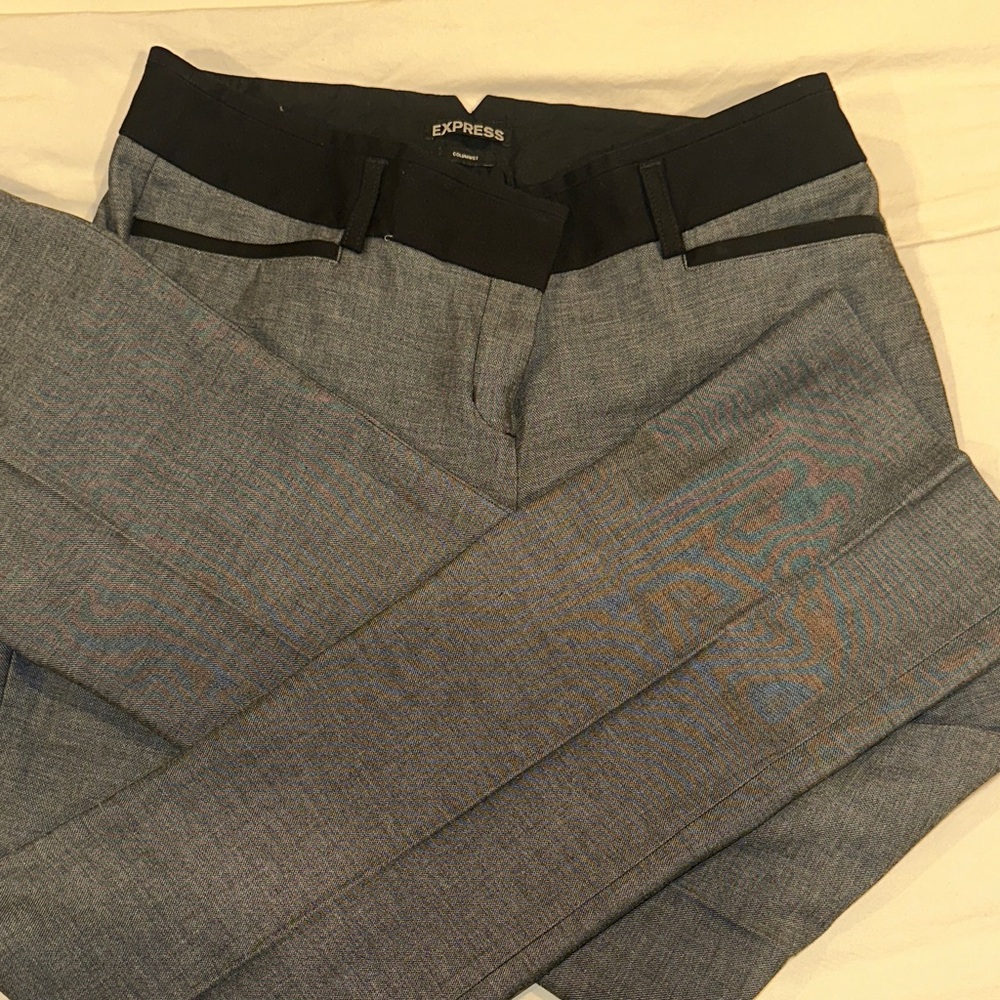 Express women’s columnist Gray and Black Pants